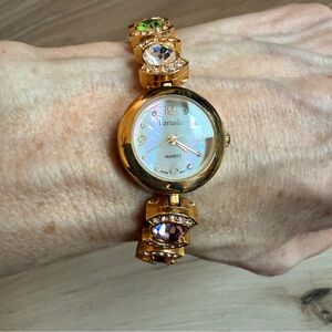 Varsales Gold and Multicolor Women's Watch